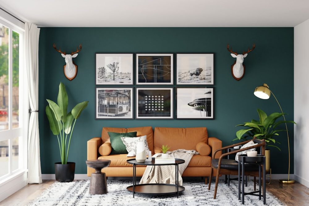 Moda’da çatı katında, çalışma alanı ayrılmış sakin bir loft.
